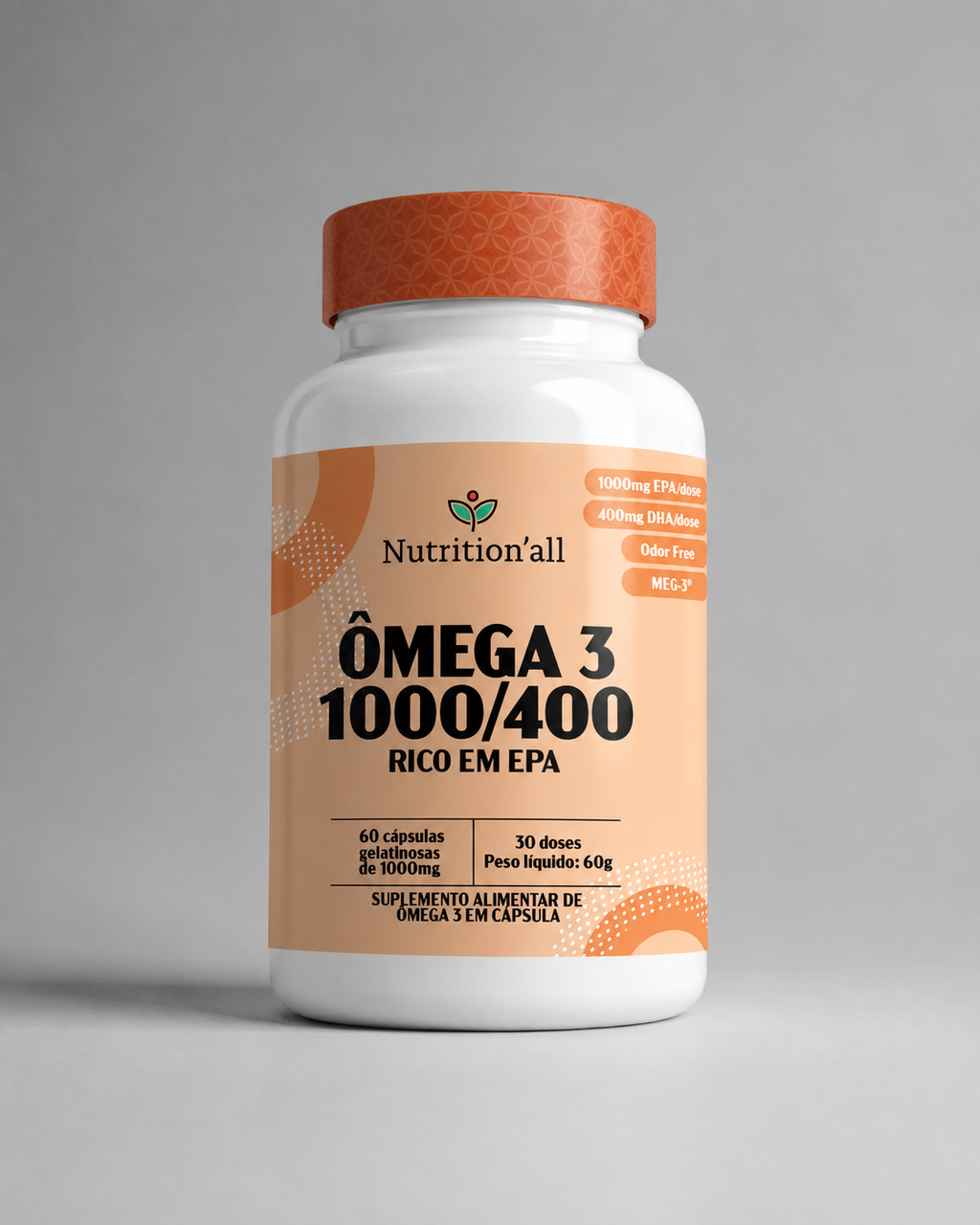 KIT ÔMEGA 3 - 1000/400 - COMPRE 2 LEVE 3