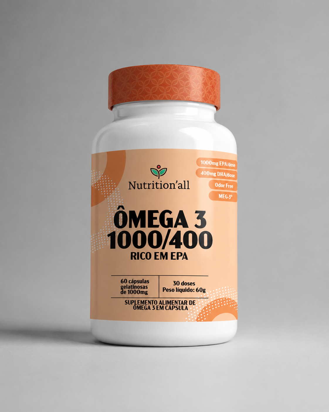 KIT ÔMEGA 3 - 1000/400 - COMPRE 2 LEVE 3